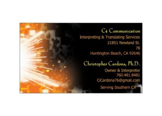 C4 Communication Business Card