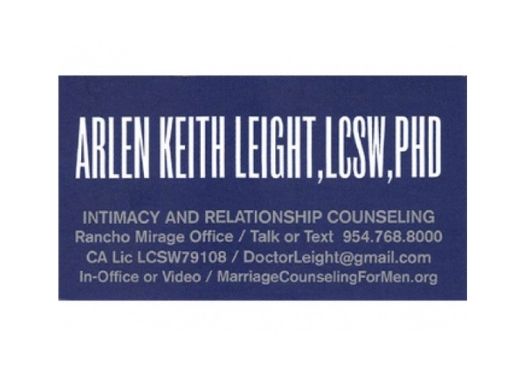 Arlen Keith Leight Marriage Counseling For Men Business